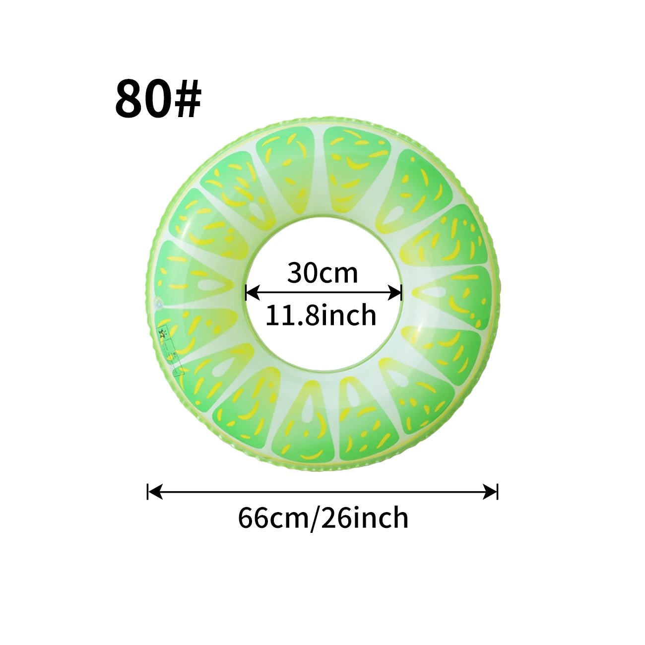 1PC Fruit Pool Float, Watermelon Swim Tube Ring, Inflatable Swim Pool Party Inner Tube Summer Pool Toy for Fun - My Store