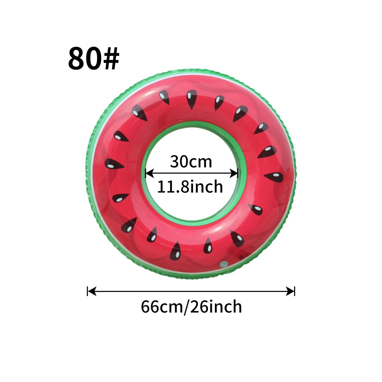 1PC Fruit Pool Float, Watermelon Swim Tube Ring, Inflatable Swim Pool Party Inner Tube Summer Pool Toy for Fun - My Store
