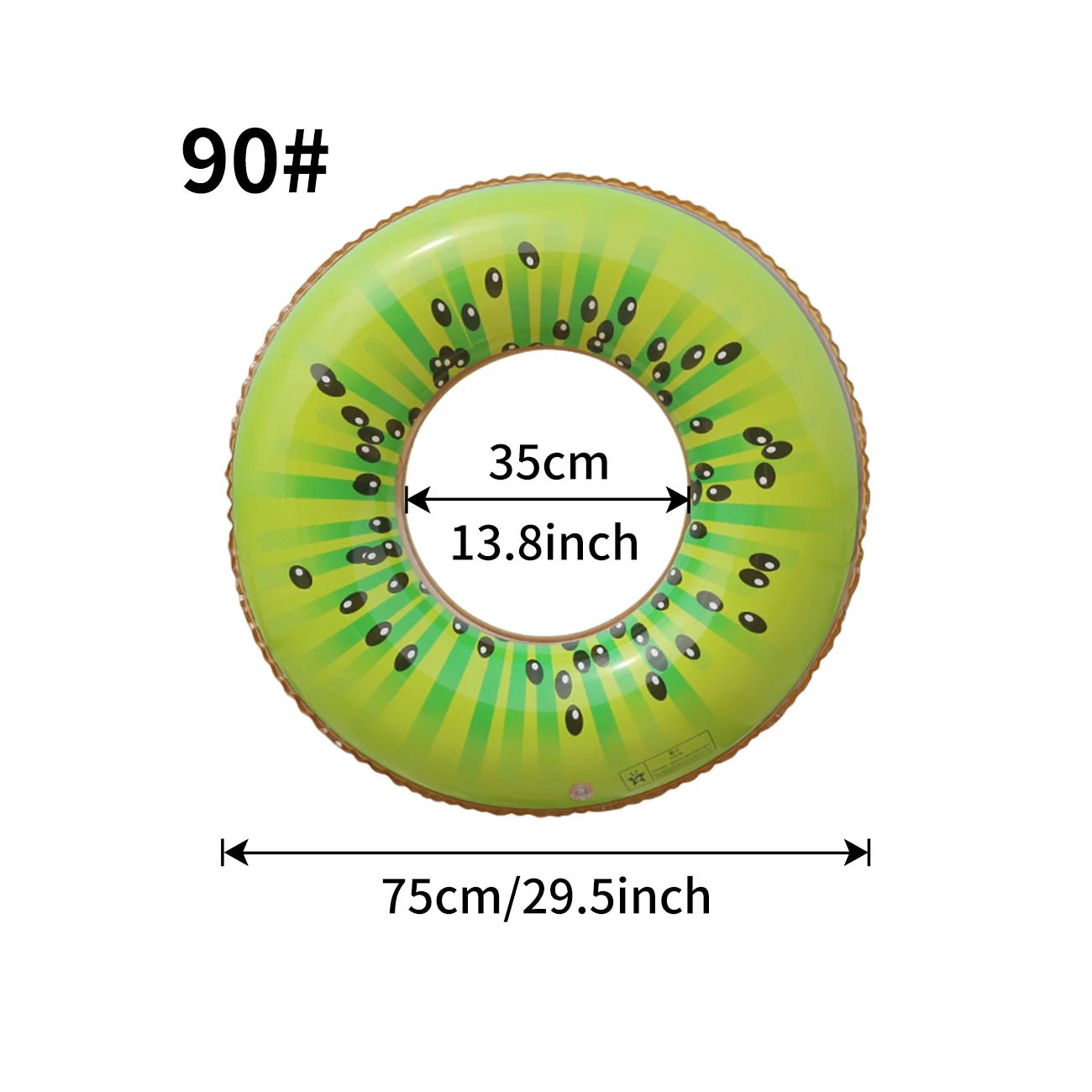 1PC Fruit Pool Float, Watermelon Swim Tube Ring, Inflatable Swim Pool Party Inner Tube Summer Pool Toy for Fun - My Store