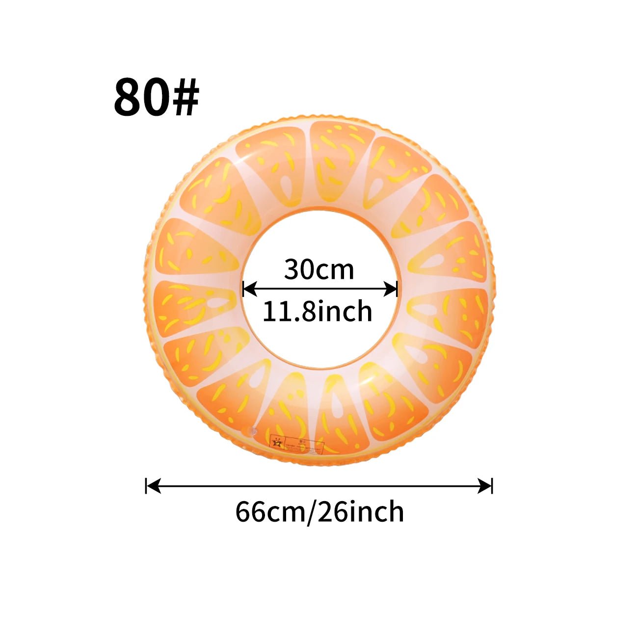 1PC Fruit Pool Float, Watermelon Swim Tube Ring, Inflatable Swim Pool Party Inner Tube Summer Pool Toy for Fun - My Store