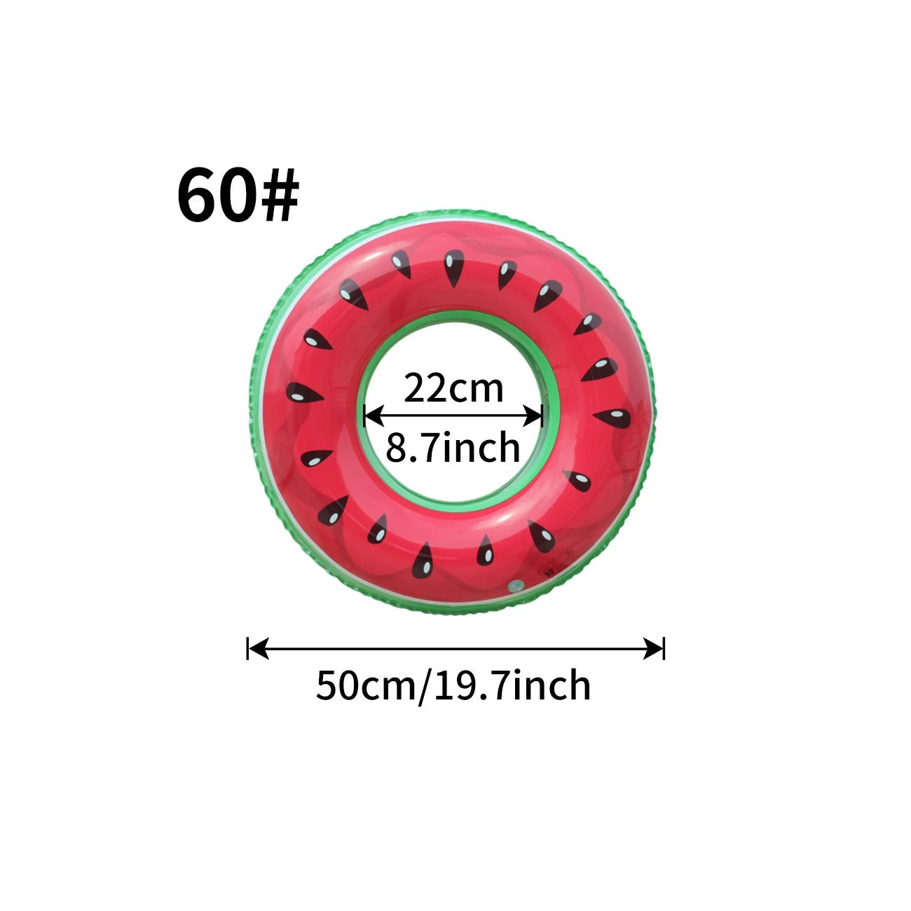 1PC Fruit Pool Float, Watermelon Swim Tube Ring, Inflatable Swim Pool Party Inner Tube Summer Pool Toy for Fun - My Store