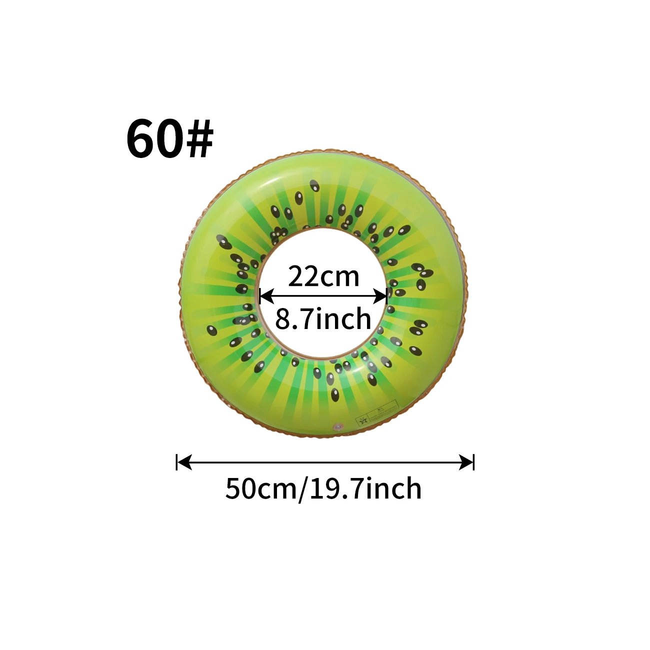 1PC Fruit Pool Float, Watermelon Swim Tube Ring, Inflatable Swim Pool Party Inner Tube Summer Pool Toy for Fun - My Store