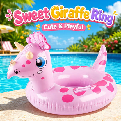 1PC Inflatable Animal Pool Float, Dinosaur Unicorn Swim Ring with Handle, Summer Water Toy Swimming Pool Accessories - My Store