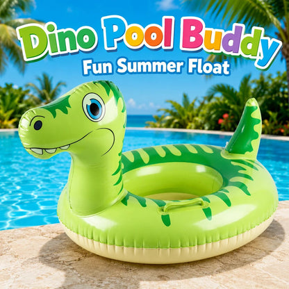 1PC Inflatable Animal Pool Float, Dinosaur Unicorn Swim Ring with Handle, Summer Water Toy Swimming Pool Accessories - My Store