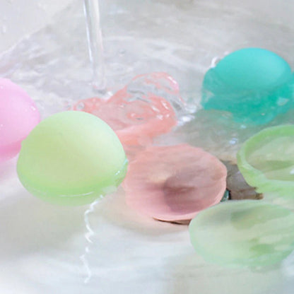 6-60P New Reusable Water Balloons Refillable Water Balloon Quick Fill Self Sealing WaterBomb Splash Balls Swimming Pool - My Store