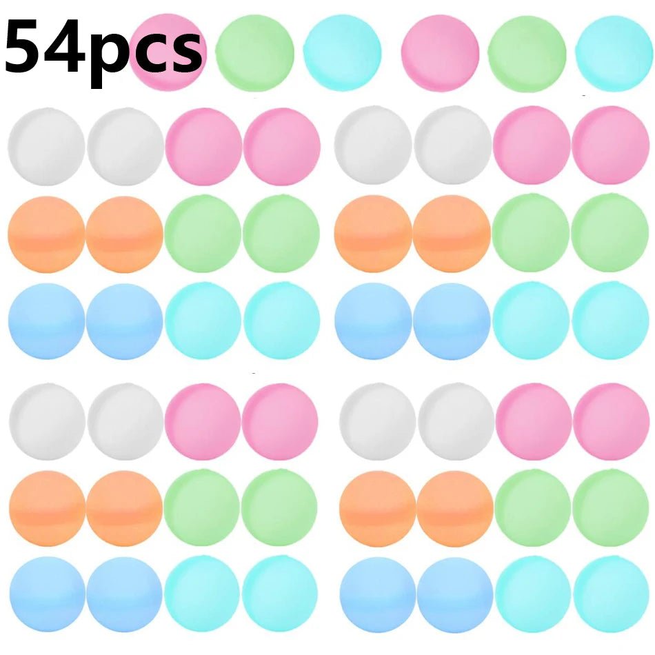 6-60P New Reusable Water Balloons Refillable Water Balloon Quick Fill Self Sealing WaterBomb Splash Balls Swimming Pool - My Store