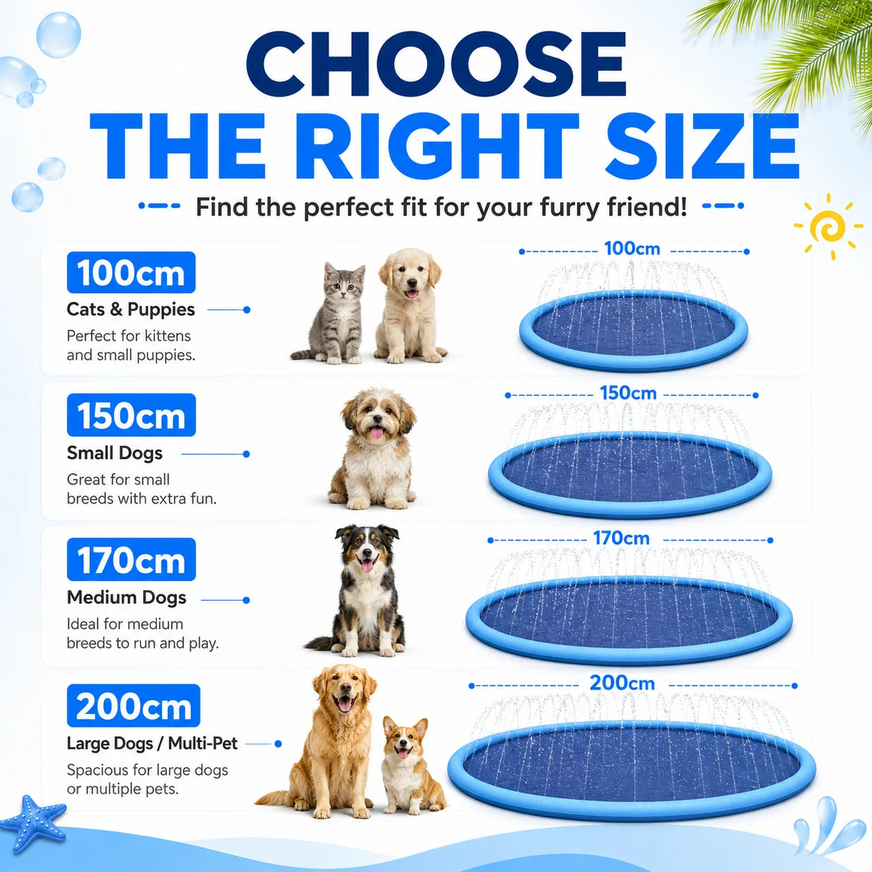 SplashPaws Sprinkler Pad