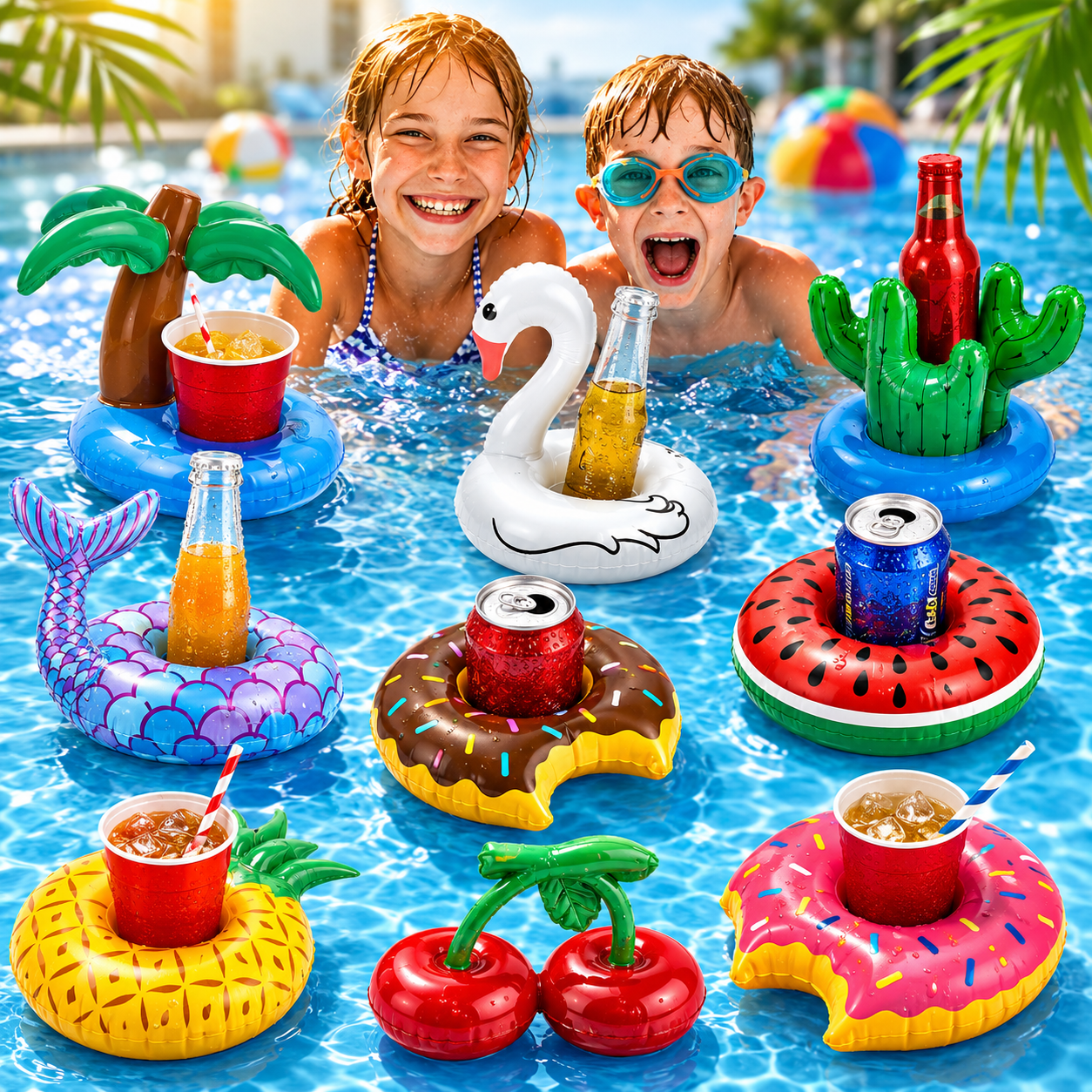 SplashMode FloatSip™ Inflatable Drink Holders - My Store